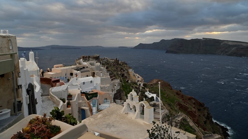 Over 11,000 residents and seasonal workers have left Santorini since the weekend