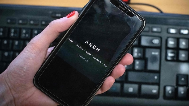 The Anom phone: 'criminals unknowingly handed over their secrets, believing their communications were encrypted and beyond detection.' Photo: Olivier Morin/AFP via Getty Images