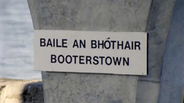 Booterstown Station sign, 1975