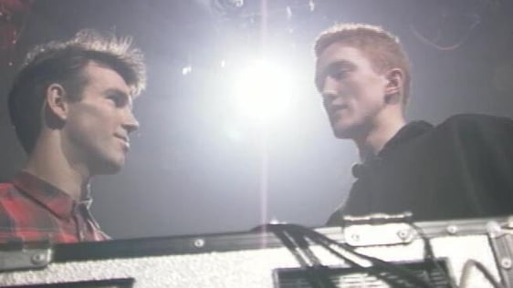 Ray D'Arcy and DJ Mek on Jo-Maxi, 1990