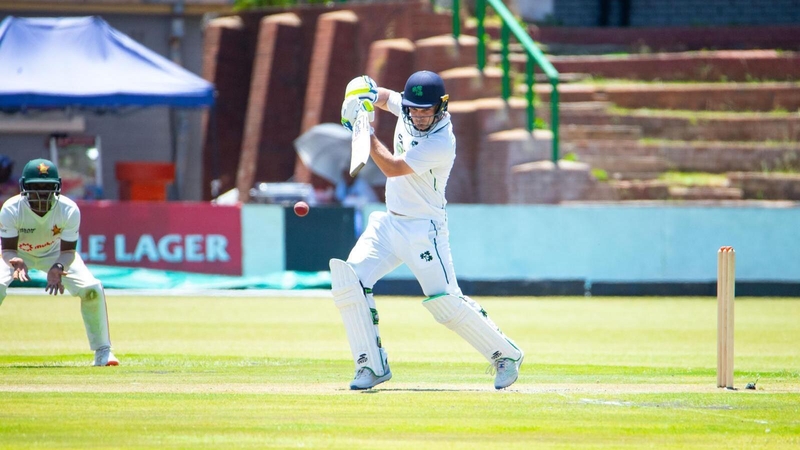 Andy McBrine was left stranded on 90 not out as Ireland were dismissed for 260 inside 57 overs in Bulawayo