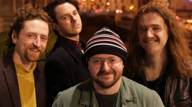 Cloakroom Q: "The plan is to sound somewhere between Roxy Music and Death Grips. We really don't sound like either but we give it a good go." Photo credit: Allen Cheung