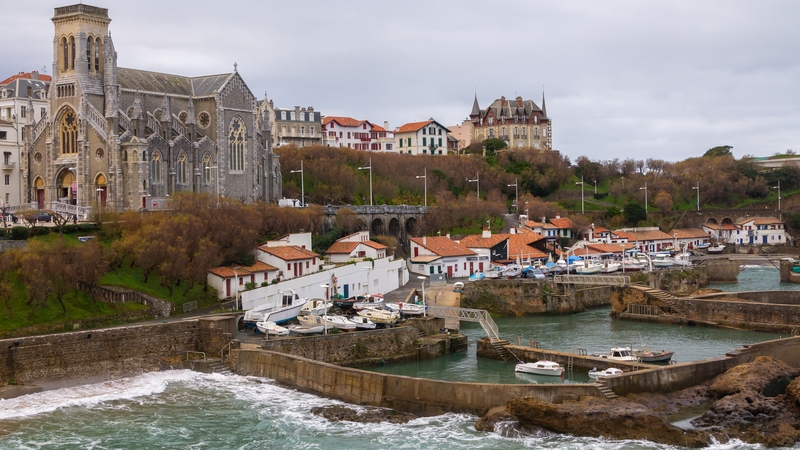 Biarritz is a city in southern France, near the border with Spain