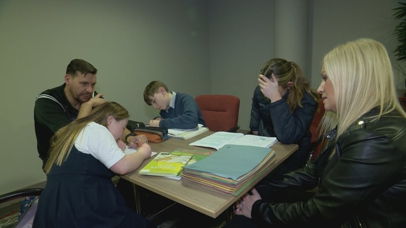 The Clancy family from Gurteen, south Sligo are staying in a hotel to cater for their daughter's needs