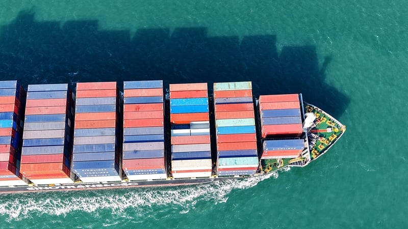 Unadjusted exports increased by €1.7 billion to €15.5 billion in December of last year compared with the same month the previous year, new figures show today