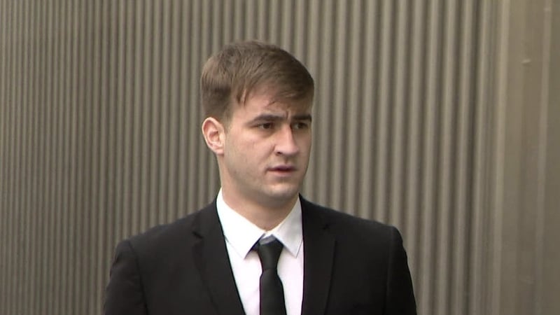 Calvin Dunne was seen on CCTV kicking Dylan McCarthy outside a Co Kildare pub in 2022