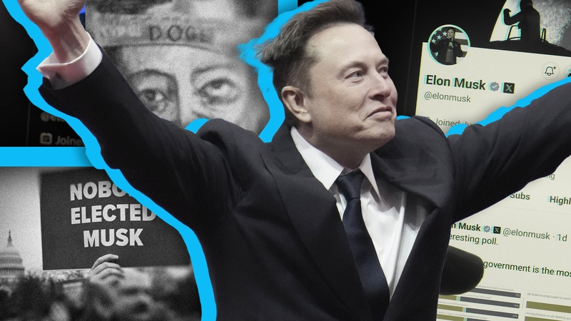 Elon Musk tweeted 1,494 times in the 15 days following President Trump's inauguration.