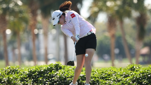 Leona Maguire is currently 11 shots behind the leader