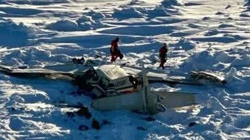 The wreckage of the Bering Air Caravan was found around 55 kilometers from Nome, Alaska