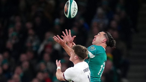 James Lowe set up three of Ireland's four tries against England