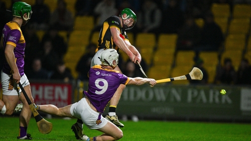 Martin Keoghan drills home Kilkenny's second goal