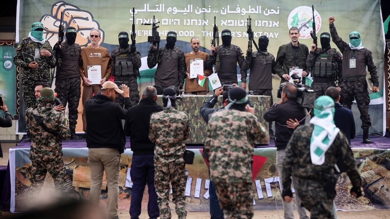 Hamas says the single swap with Israel could happen in the second phase of the Gaza truce agreement (File pic)