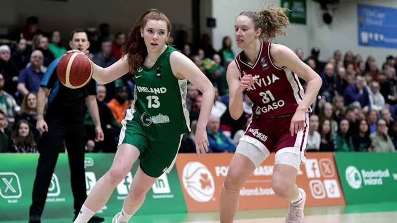 Claire Melia managed 26-points in Ireland's defeat to Latvia