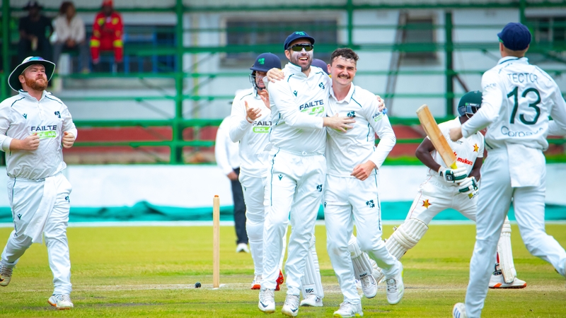 Ireland celebrate their victory