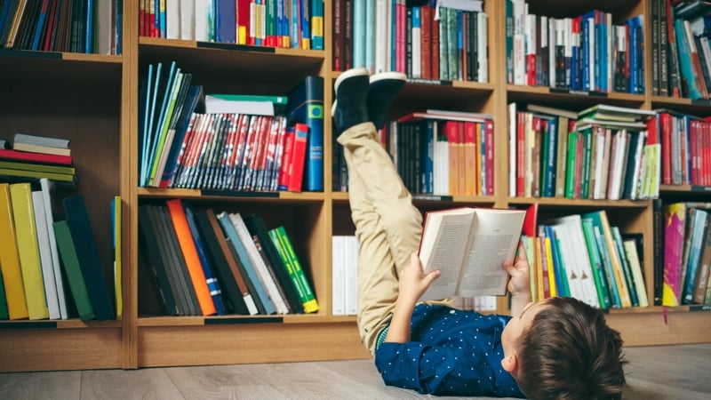 Get lost...in a book.