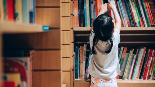 Pick a book from the shelf and get reading.