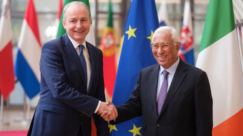 Micheál Martin was speaking after meeting President of the European Council António Costa in Brussels