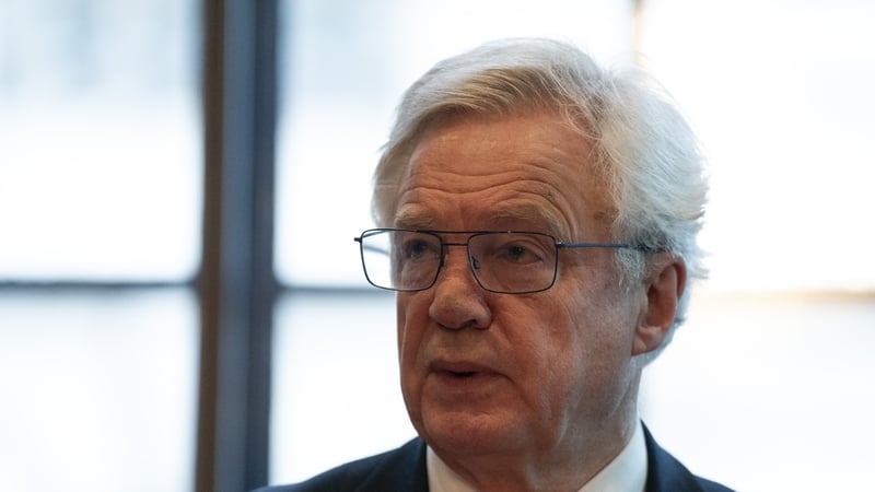 David Davis spoke about a ruling from Northern Ireland's presiding coroner in relation to the 1992 Clonoe ambush (file photo)