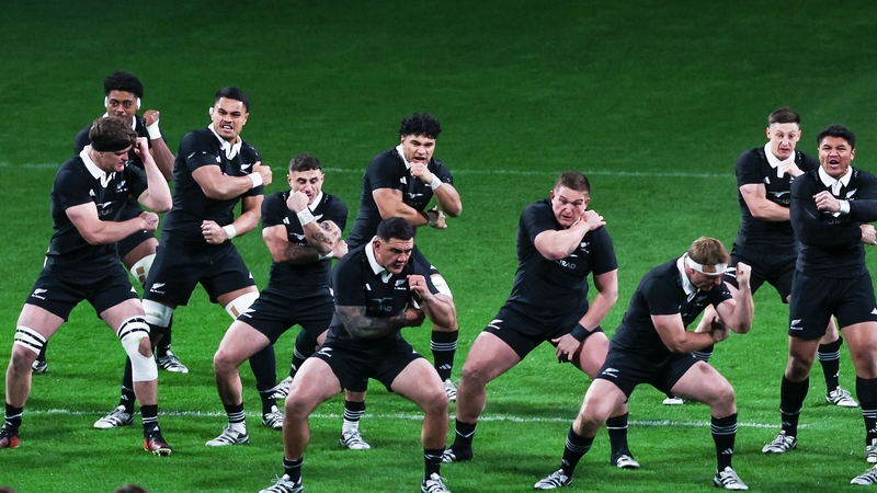 The All Blacks perform the Haka