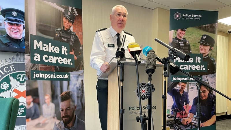 Chief Constable Jon Boutcher said it is 'critically important' that the PSNI is representative