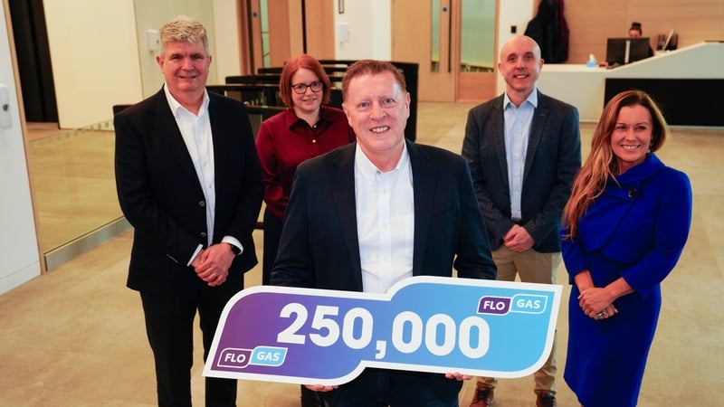 Lesley Robinson, Operations Director at Flogas; Sean O'Loughlin, Managing Director; Rita Kirwan, Marketing & Communications Director; Martin McEnteggart, Commercial Director Residential and Ken O'Byrne, Commercial Director