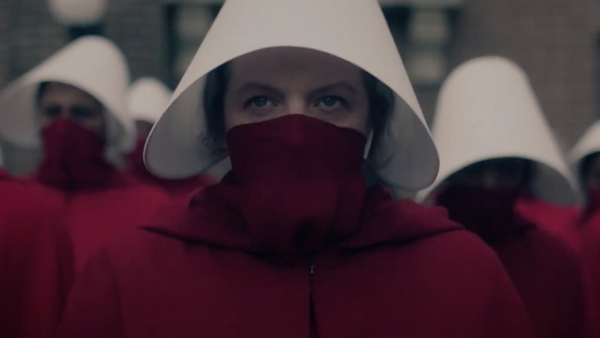 Elisabeth Moss in The Handmaid's Tale