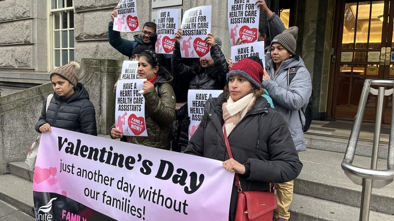 Migrant healthcare assistants are calling for urgent reform of work permit earnings rules which they say are prolonging separation from their families