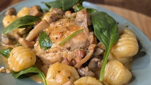 Kevin Dundon's creamy mushroom chicken and gnocchi: Today