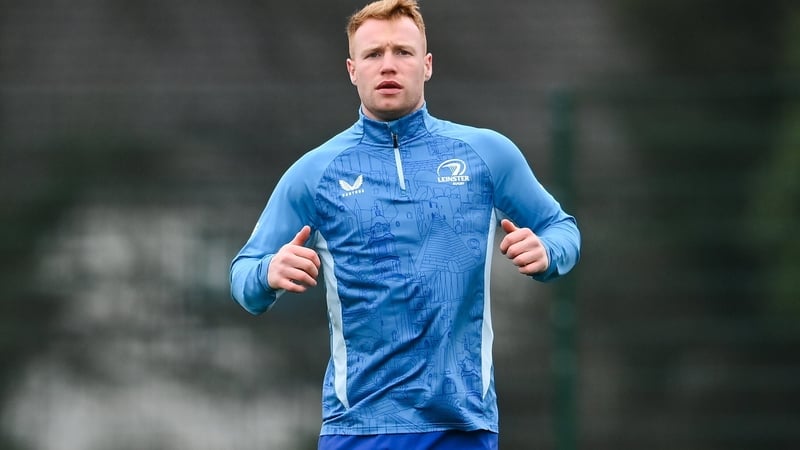 Ciarán Frawley has been named at out-half for Leinster