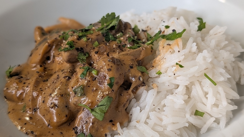 Sarah Butler's beef stroganoff: Today