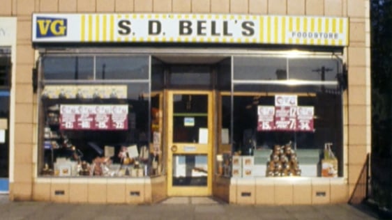 DS Bell's foodstore, a small business in Nothern Ireland, 1975