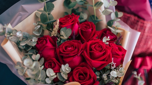 The day before Valentine's day was the second busiest day of the year for buying flowers last year, according to the AIB Spend Trend 2024