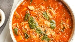 Minestrone Soup with Pesto show image