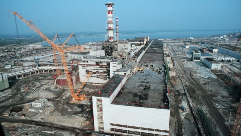 Chernobyl nuclear plant on 1 May 1986