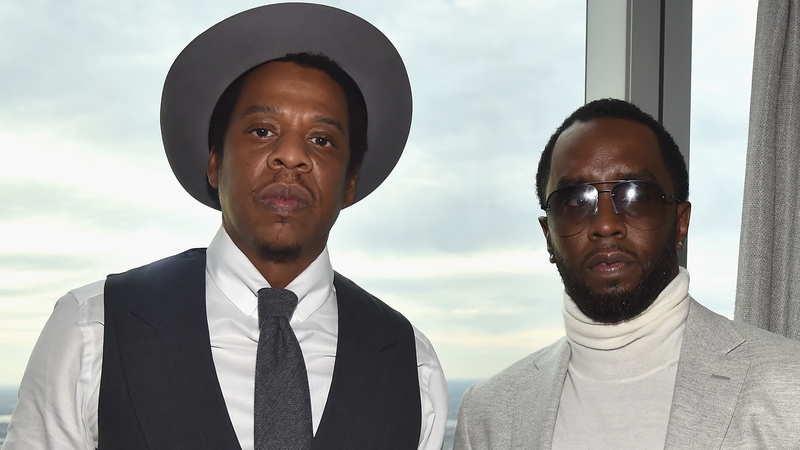 (L-R) Jay-Z and Sean Combs, pictured in New York in January 2018