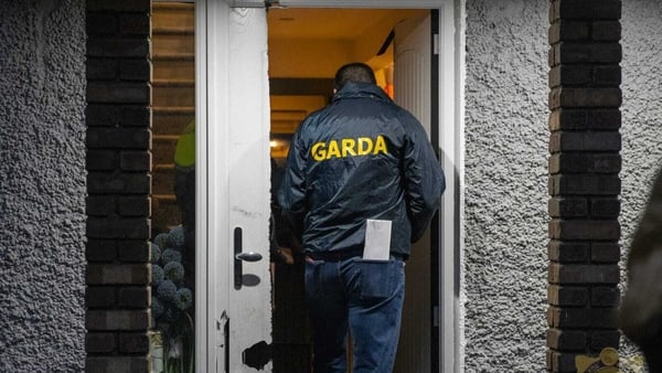 More than 100 gardaí raided several homes in the greater Blanchardstown area this morning