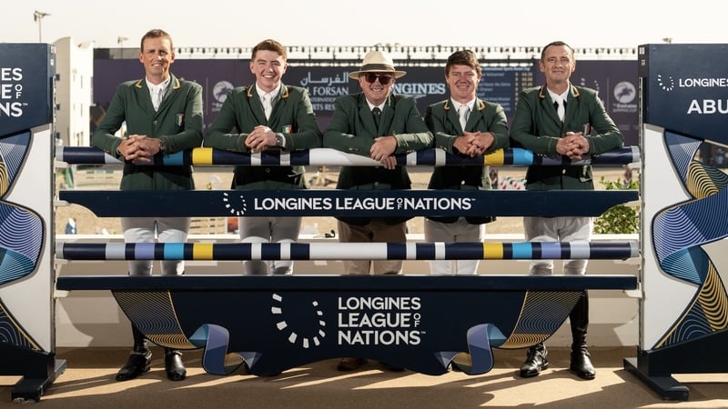 (L-R) Trevor Breen, Jason Foley, team manager Michael Blake, Mikey Pender and Denis Lynch