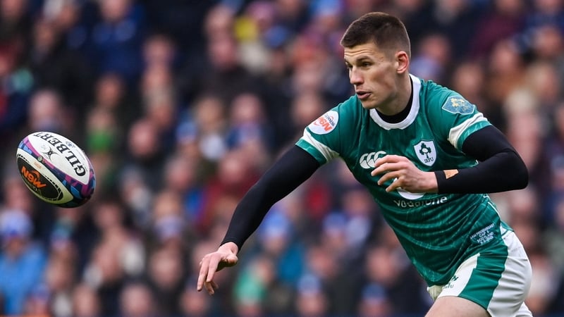 Sam Prendergast has won five Ireland caps