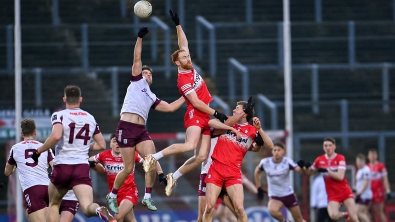 Derry and Galway played out a draw in their league clash last February