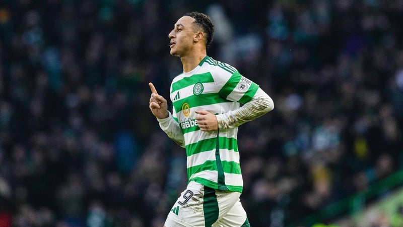 An Adam Idah strike from just inside the box made it 3-0 at Celtic Park