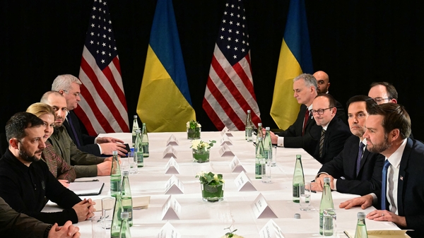 Ukrainian President Volodymyr Zelensky met US Vice President JD Vance and Secretary of State Marco Rubio for talks yesterday