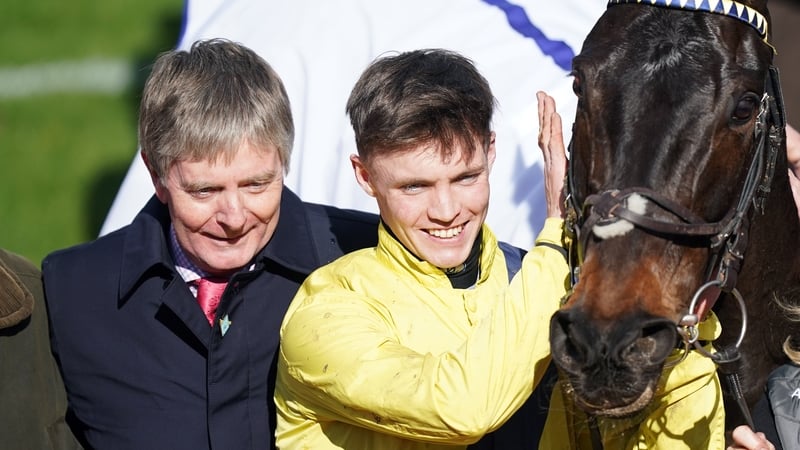 Barry Connell (L) with Michael O'Sullivan and Marine Nationale in 2023