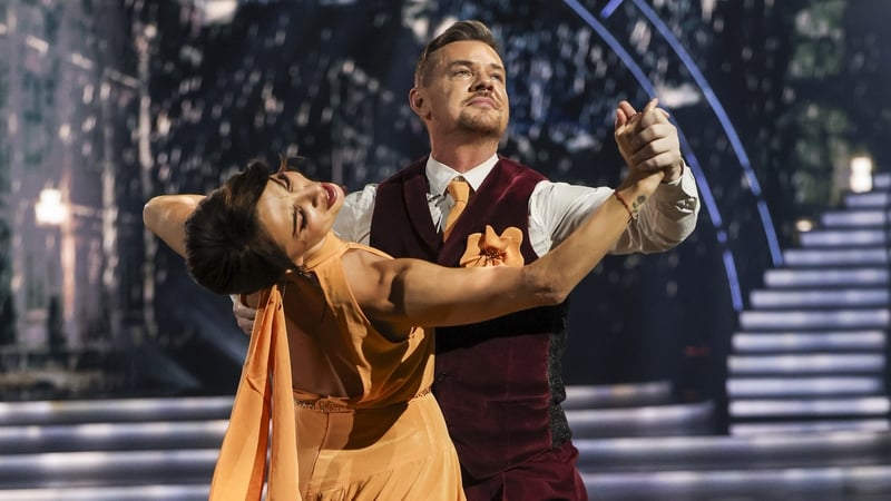 Danny O'Carroll with Salome Chachua on Dancing with the Stars