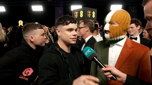Kneecap on the red carpet at the BAFTA Awards