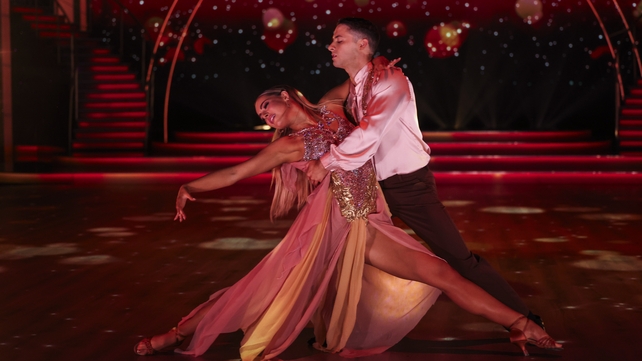 Olympic gold medallist Rhys Mc Clenaghan with his partner Laura Nolan