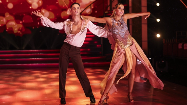 Olympic gold medallist Rhys Mc Clenaghan with his partner Laura Nolan