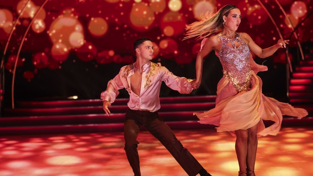 Olympic gold medallist Rhys Mc Clenaghan with his partner Laura Nolan