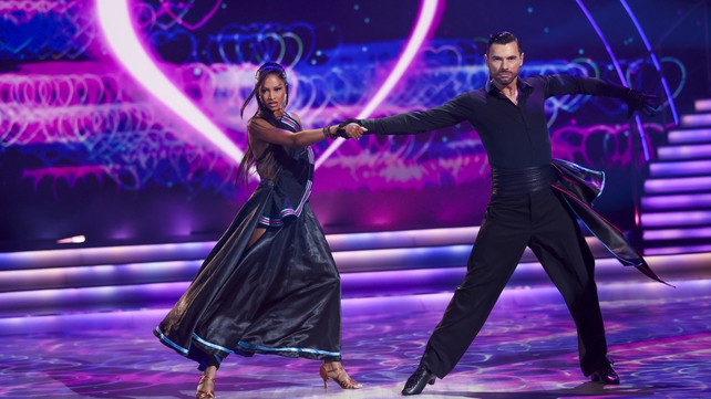 Former Miss Ireland Aishah Akorede and her partner Robert Rowinski