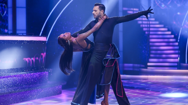 Former Miss Ireland Aishah Akorede and her partner Robert Rowinski