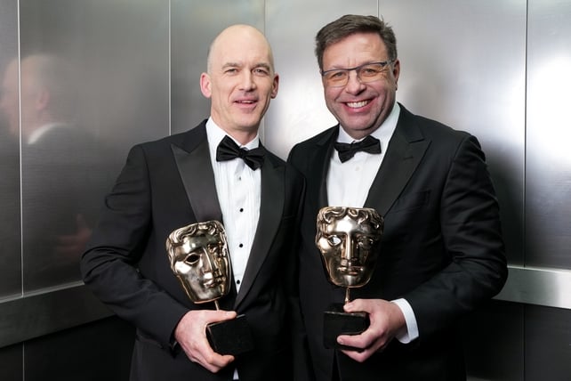 <p>Ron Bartlett and Gareth John</p>